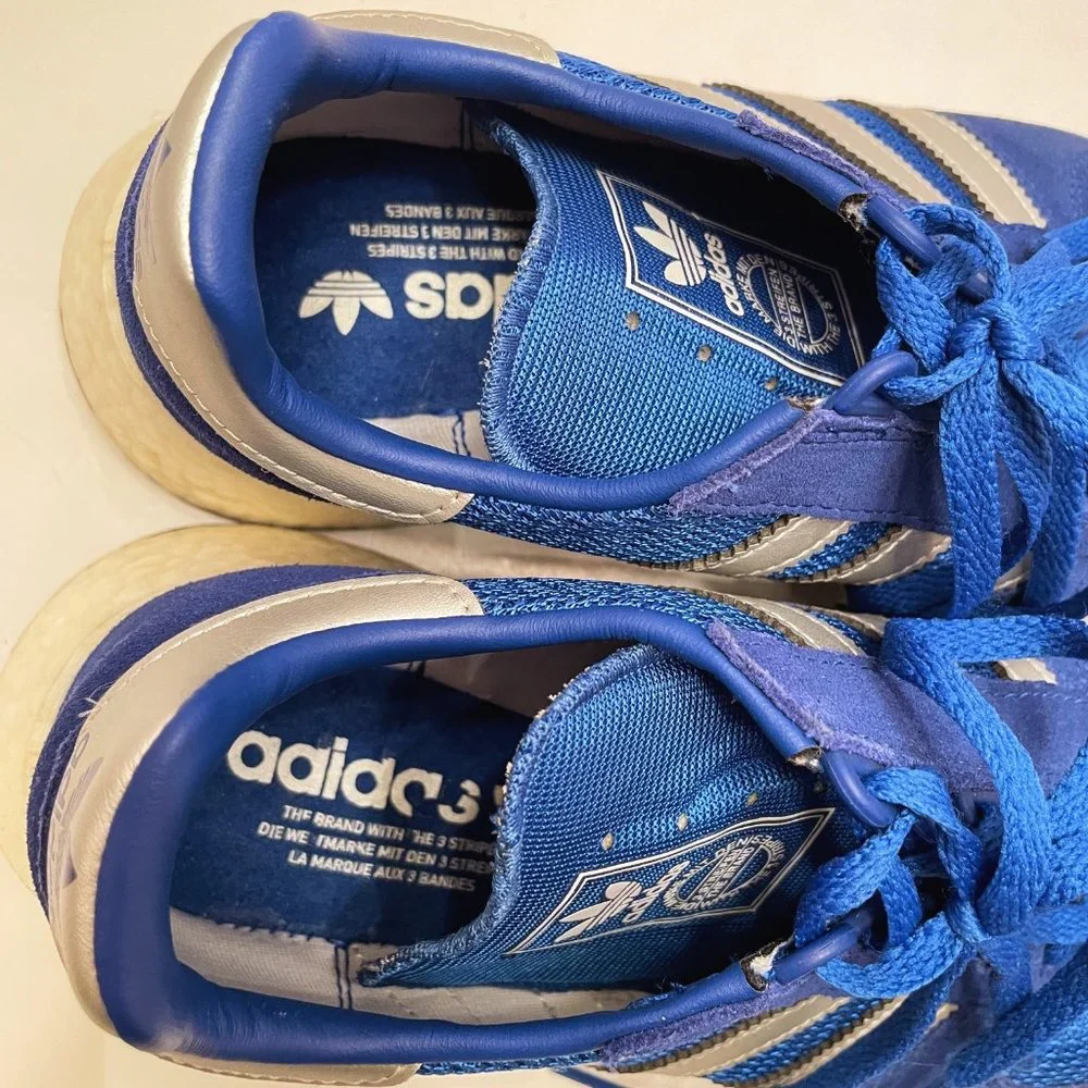 Adidas Marathon 5923 Collegiate Royal Blue & Silver Sneaker Shoes G26782 Size: 7